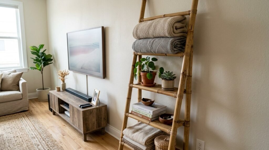 Image related to Bamboo ladder shelf 202603301557