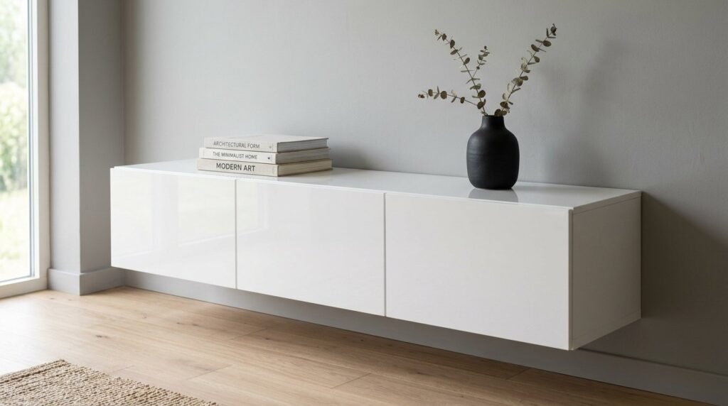 Image related to Floating white credenza 202603301908