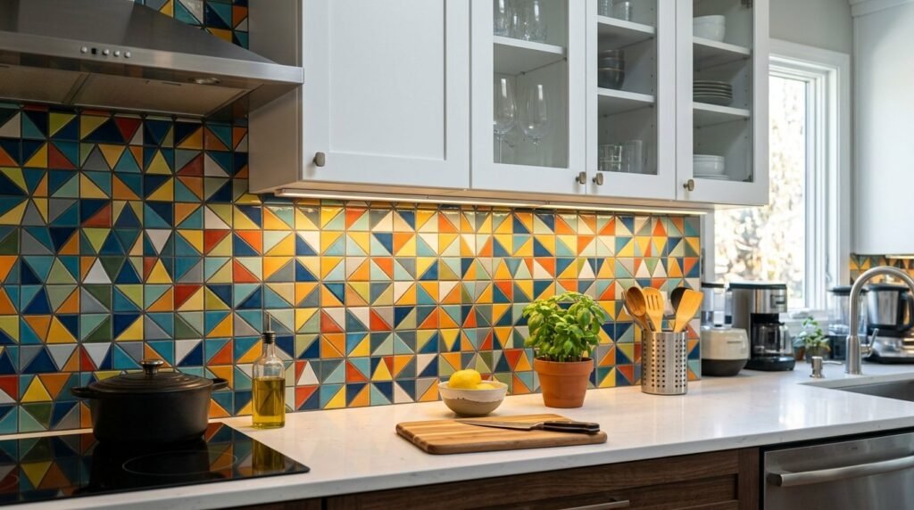 Image related to Kitchen backsplash colorful 202603261440
