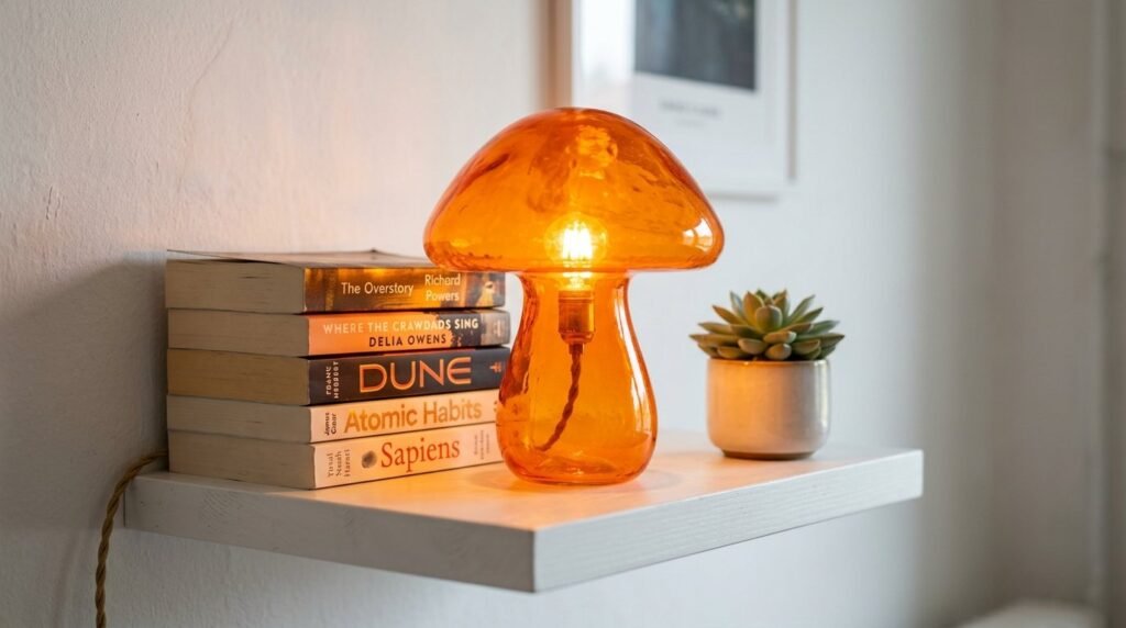 Image related to Orange glass mushroom 202603261345