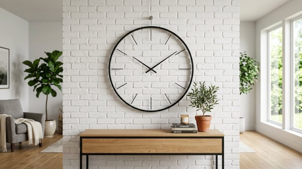 Image related to Oversized minimalist clock 202603301814