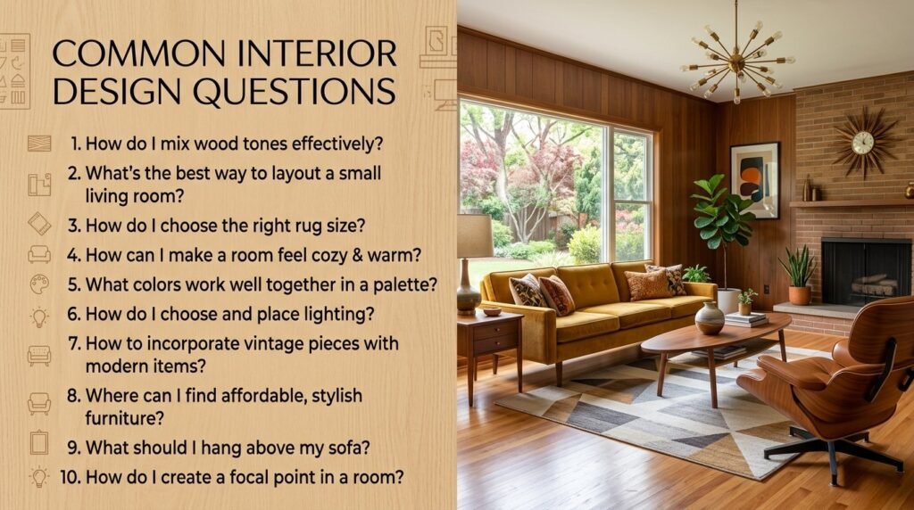 A modern interior design split screen showing two different living space styles.