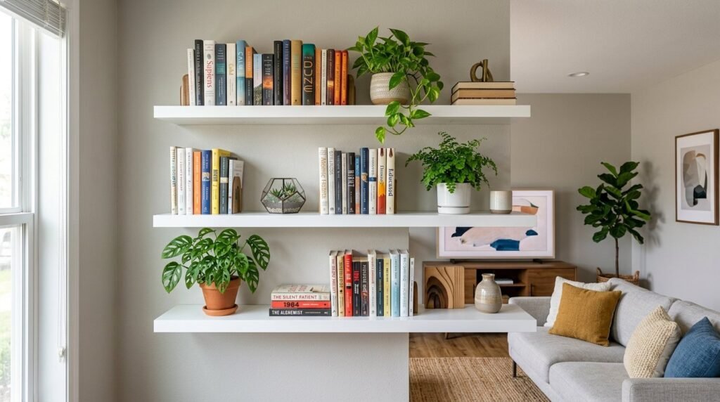 Image related to White shelves holding 202603261528