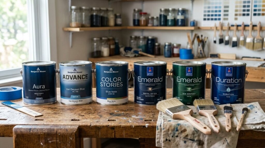 Image related to Blue paint cans 202604011726