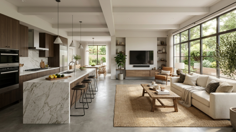 23 Living Room Kitchen Layouts for a Cozy Open Home