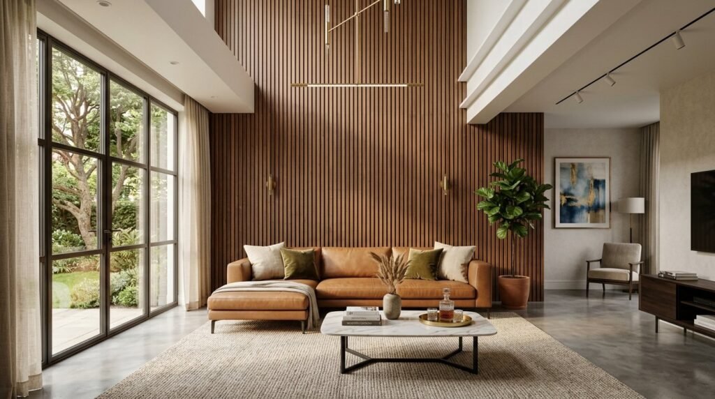 A sophisticated drawing room featuring luxurious decor and refined furniture arrangements.