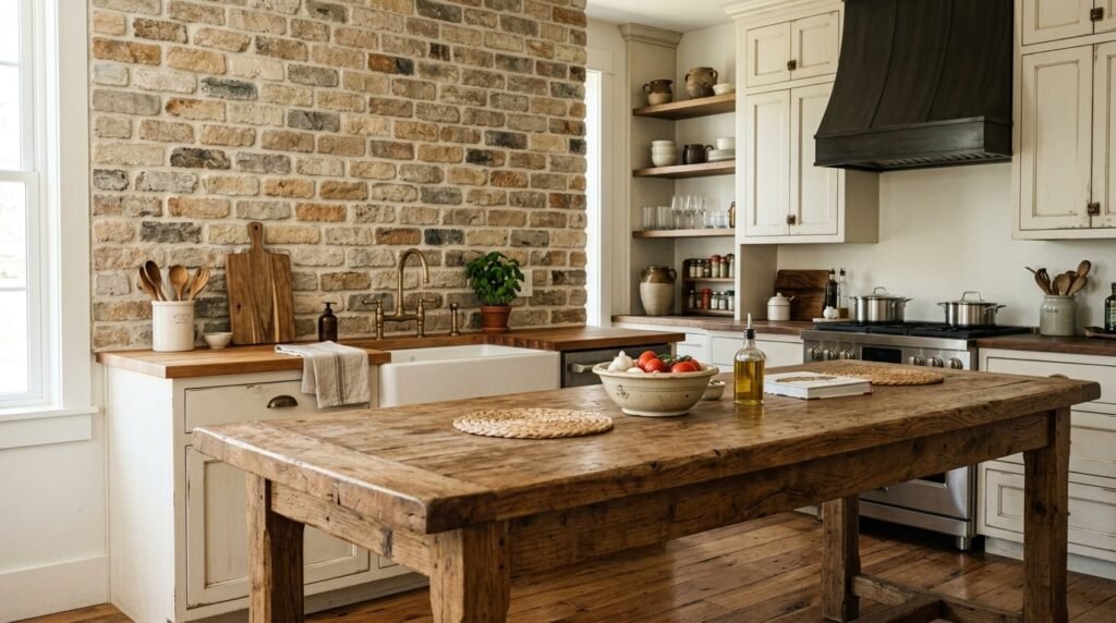 Close up view of high quality natural stone brick veneer wall cladding