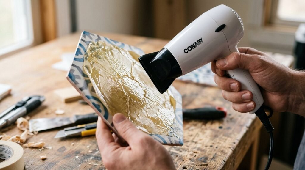 Close up shot of a hand gently holding a section of smooth healthy hair.