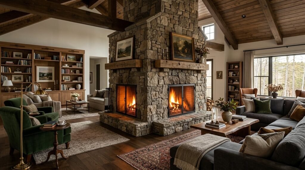 Image related to Stone fireplace dividing 202604021711