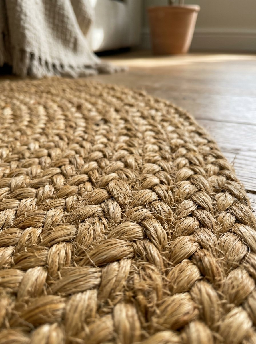 Jute Fibers Texture Macro Shot