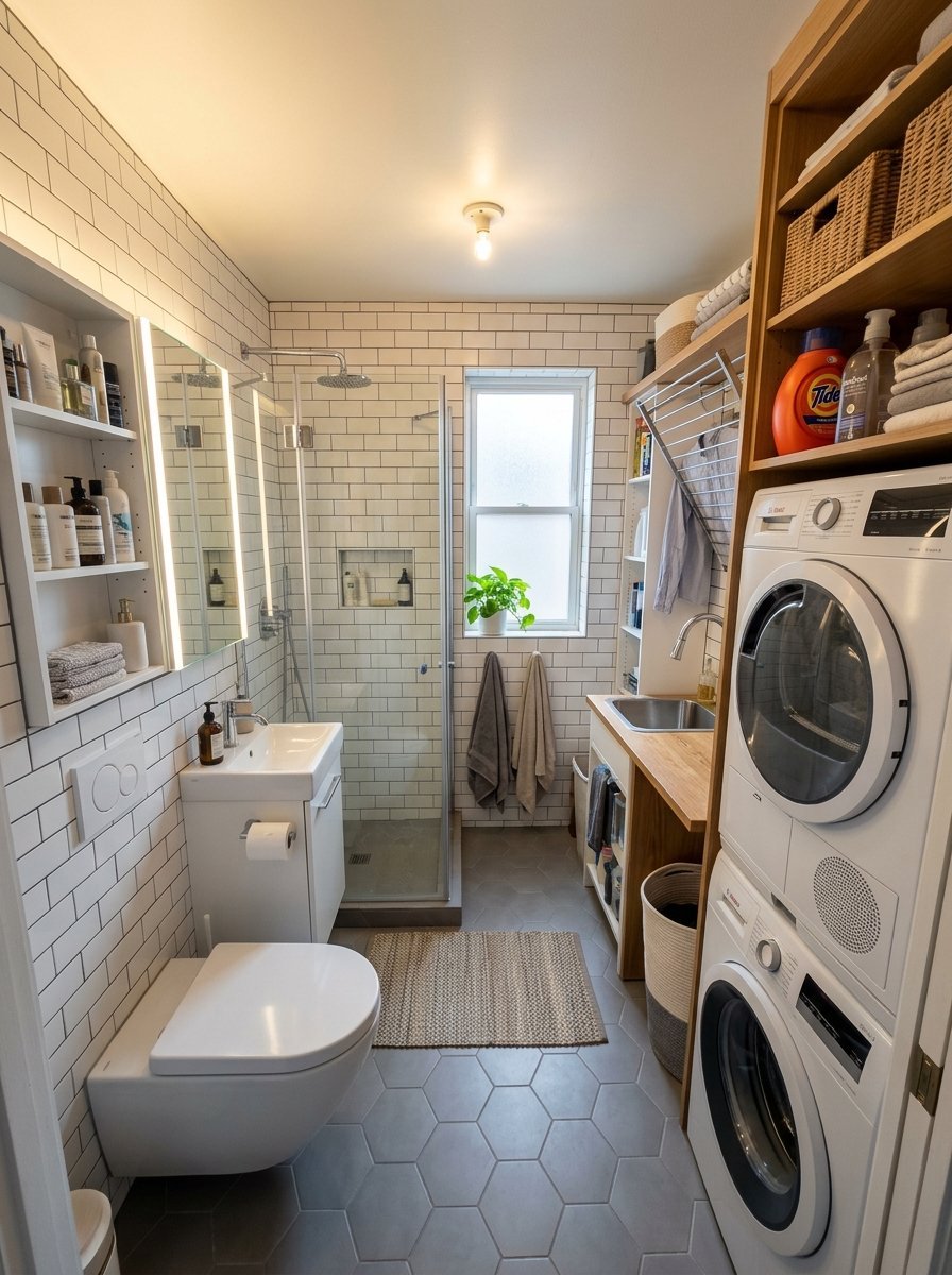 Bathroom And Laundry Room Combo Ideas That Work