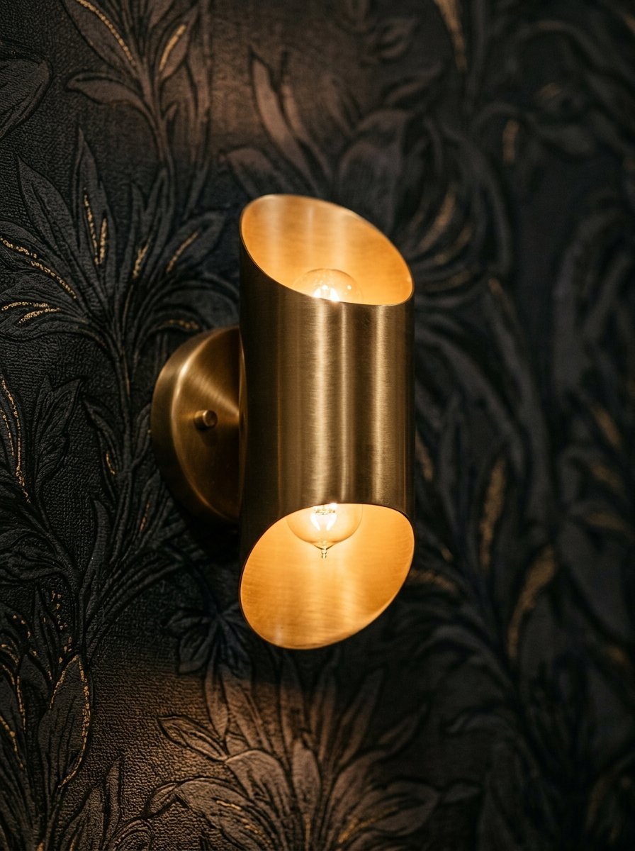 Brass Wall Sconces Photorealistic