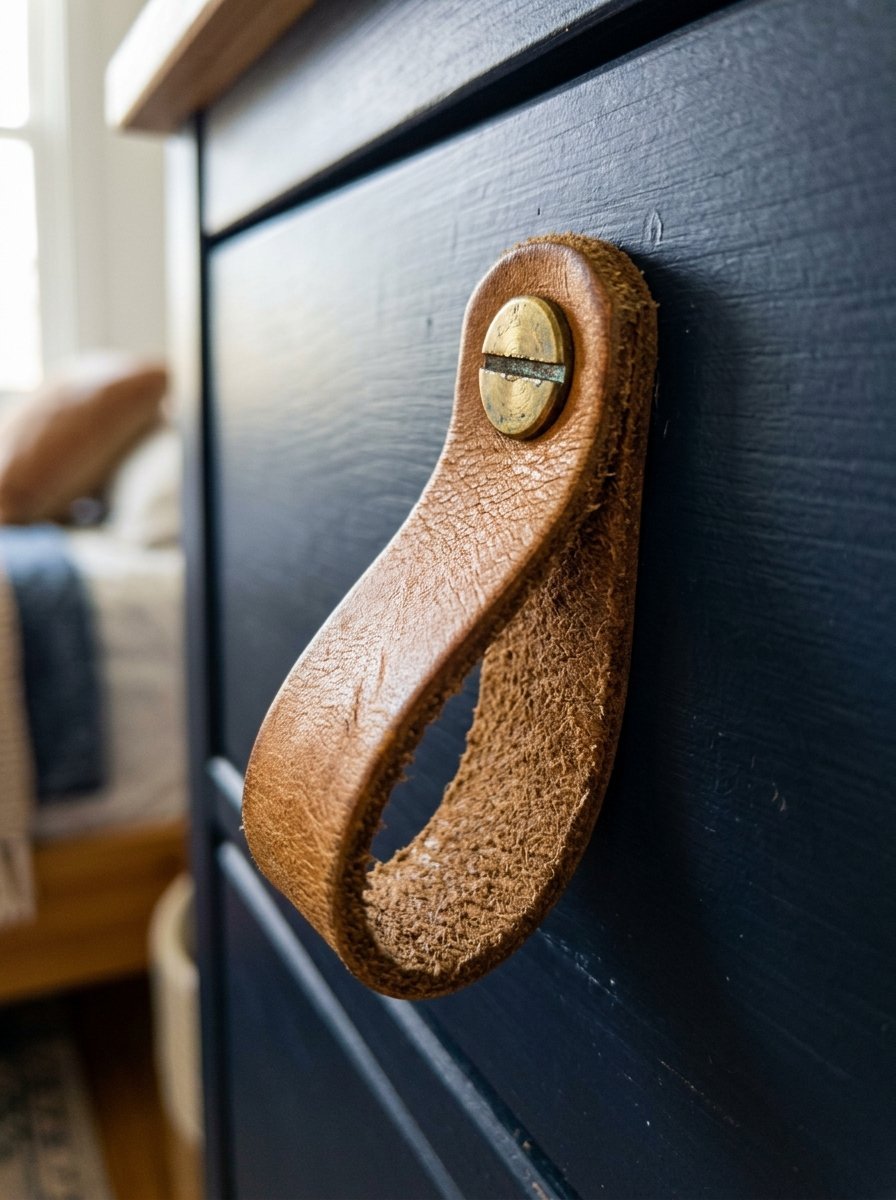 Leather Drawer Pull Handles Macro
